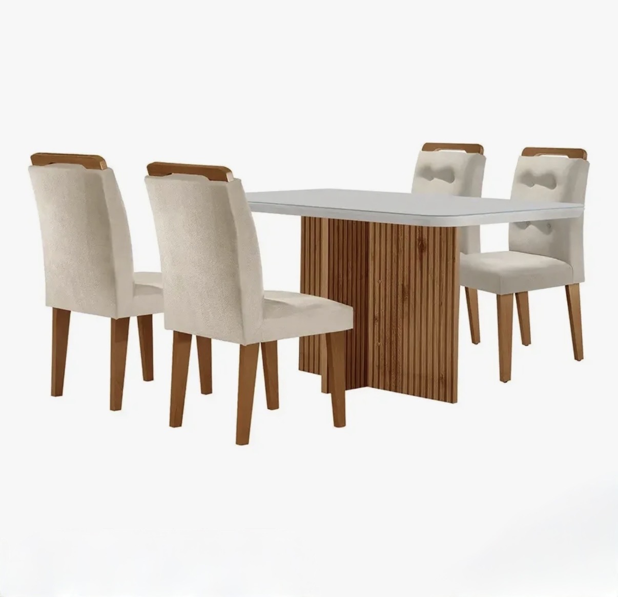 Mesa 4 Lugares com Cadeiras